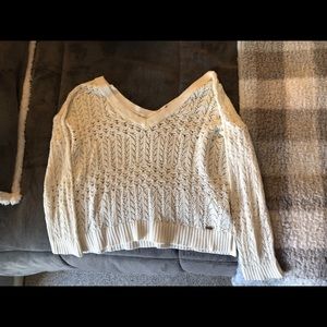 White Hollister Sweater